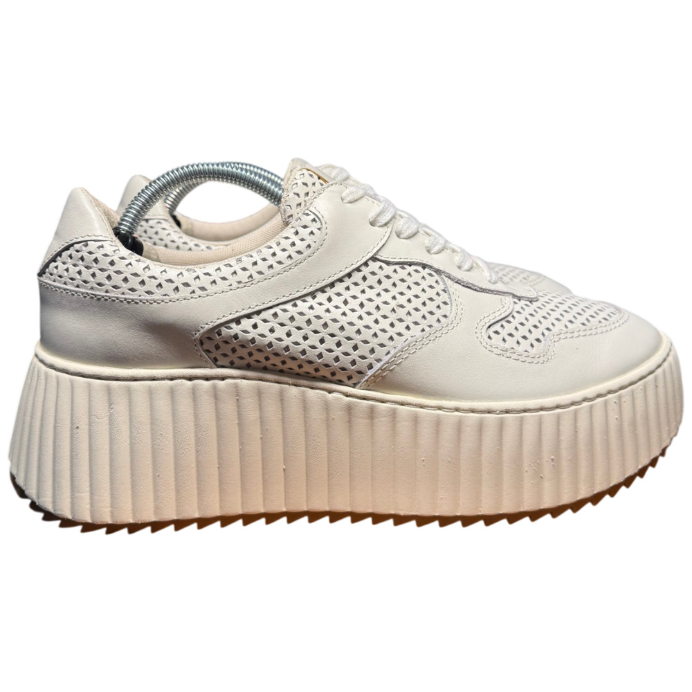 Dolce Vita Dashia Women's 7.5 White Leather Platform Sneakers - Picture 4 of 11